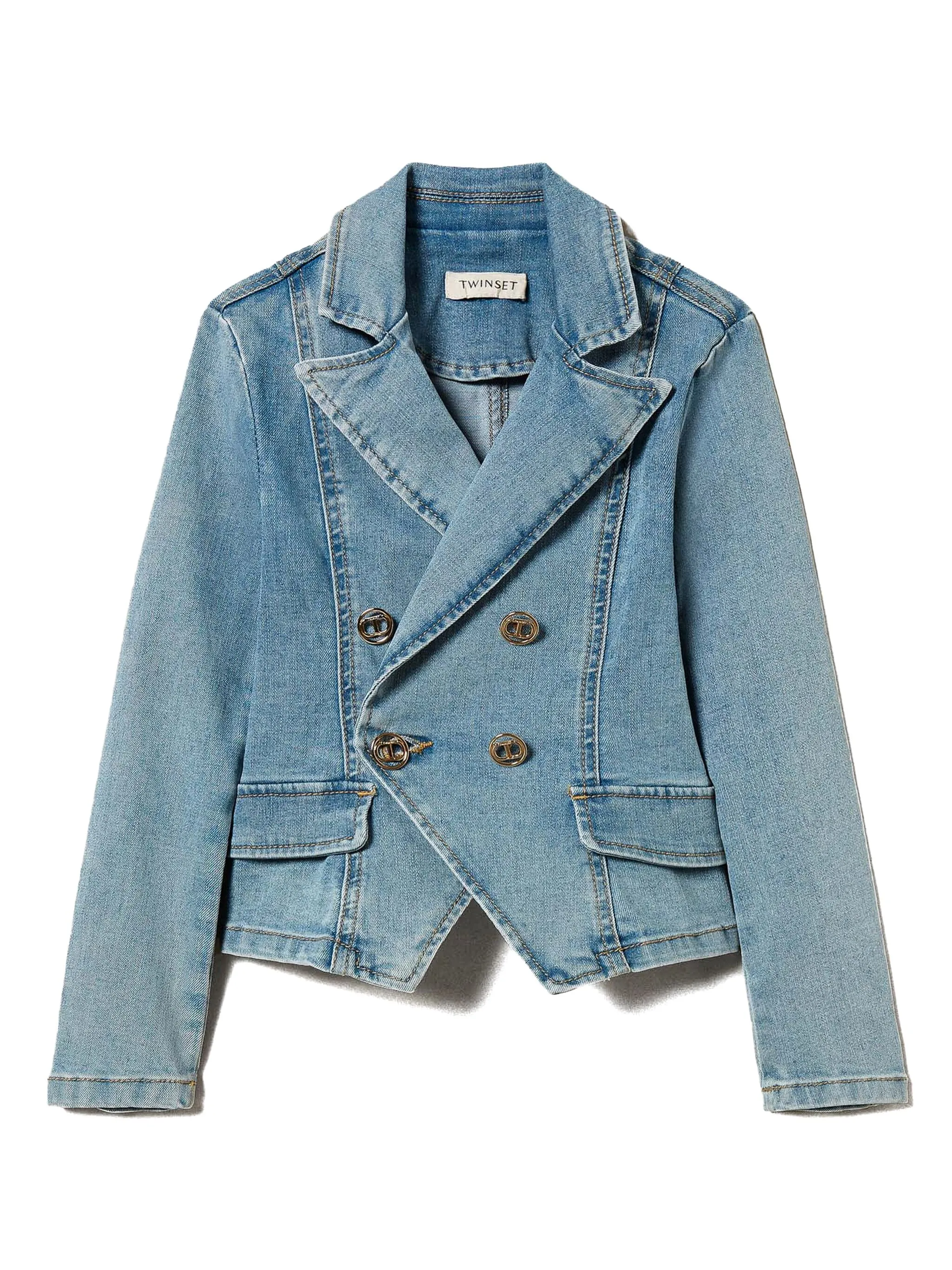 TWINSET KIDS 251GJ2540DENIM CHIARO