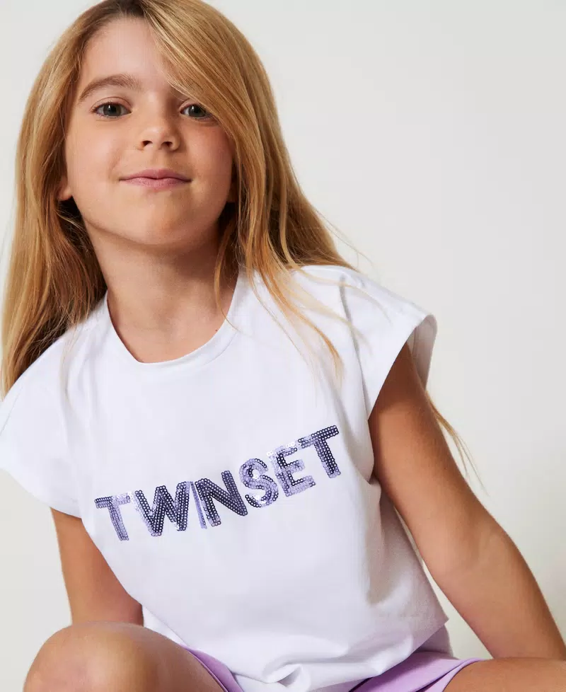 TWINSET KIDS 251GJ2537BIANCO