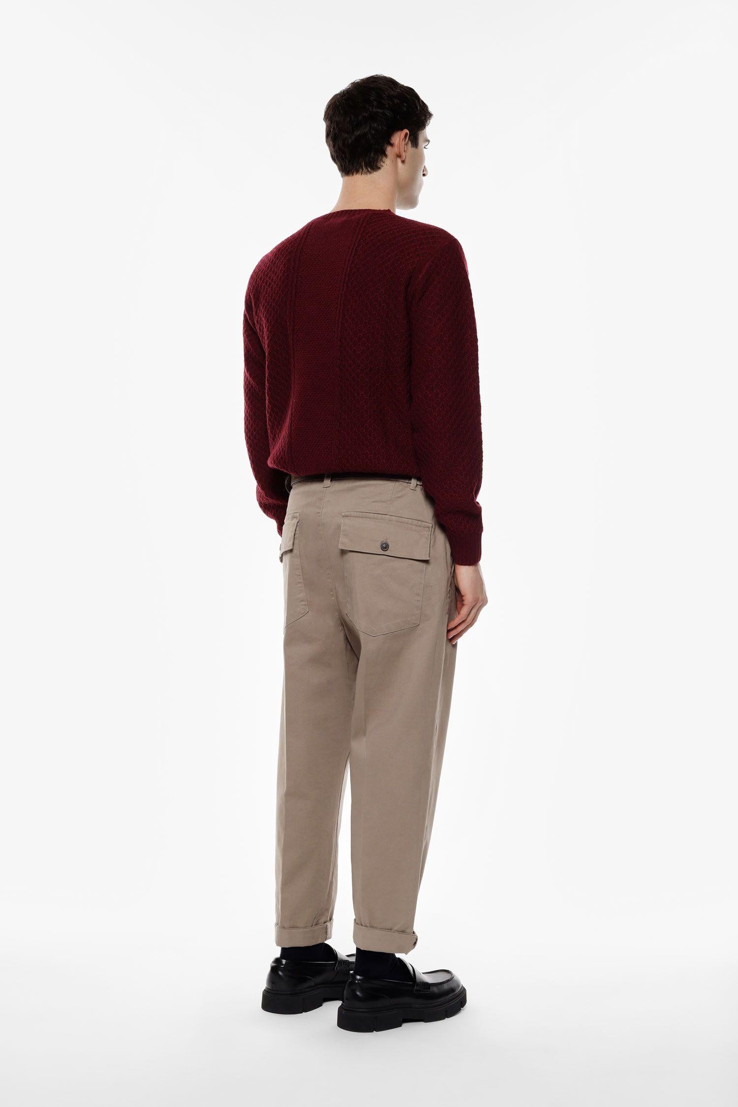 Pantaloni uomo chino con tasche posteriori fango imperial P8299WPAM1 FANGO IMPERIAL UOMO