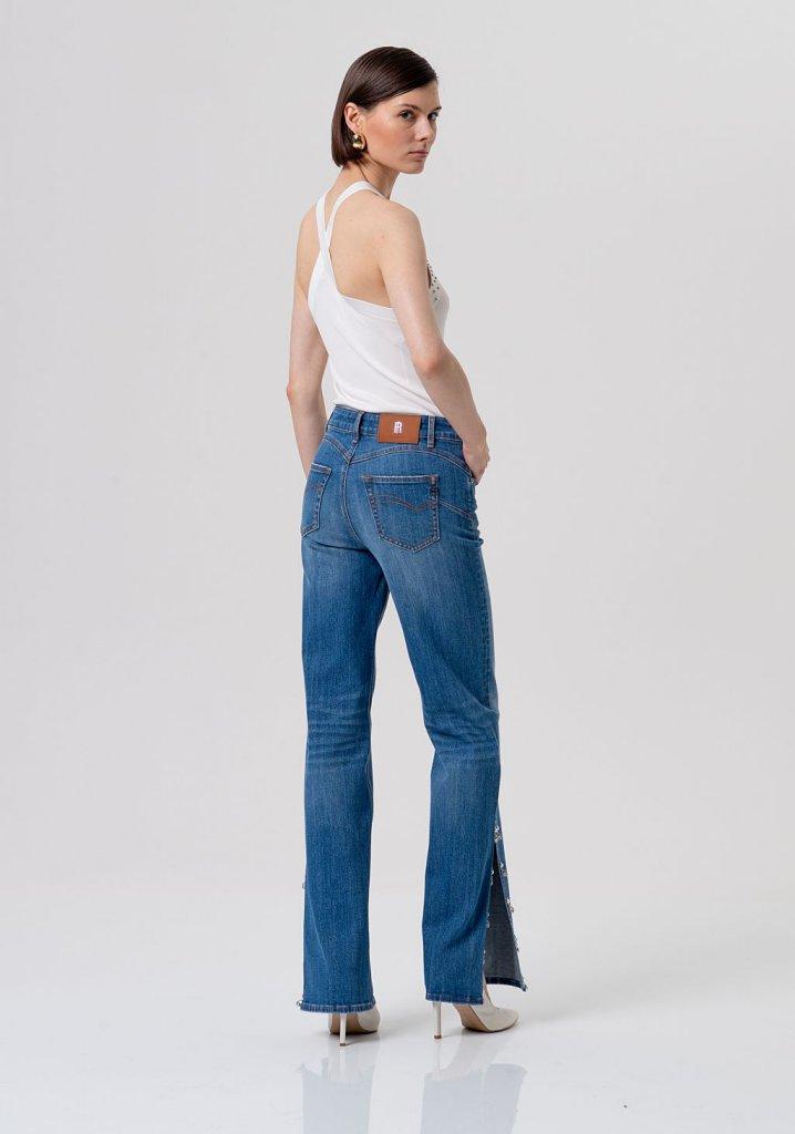 Jeans DONNA bootcut effetto push up in denim FRACOMINA FR26SV8050D40102 DENIM FRACOMINA