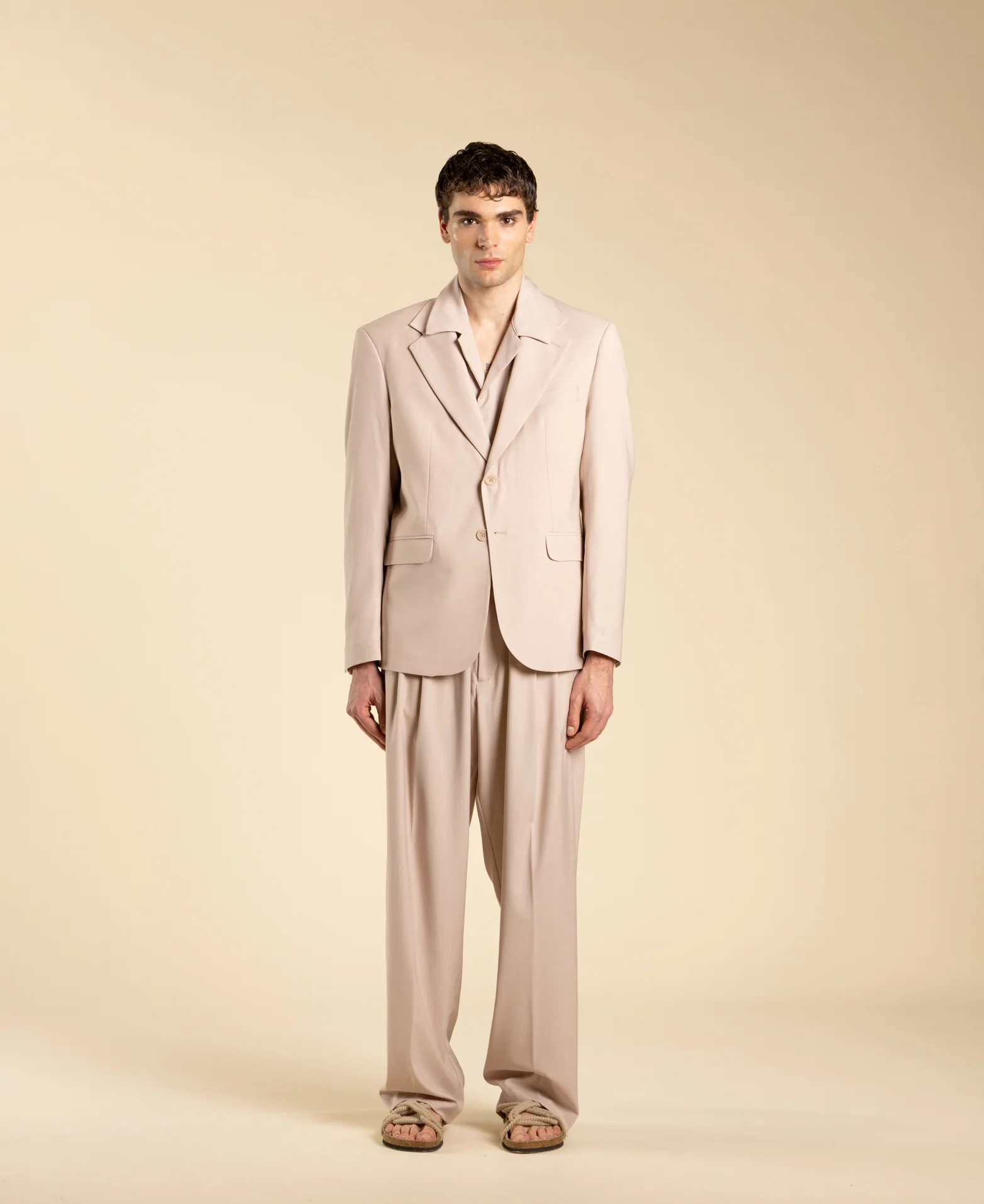 Giacca monopetto in poliviscosa<BR/> GIA3221 CIPRIA I'M BRIAN