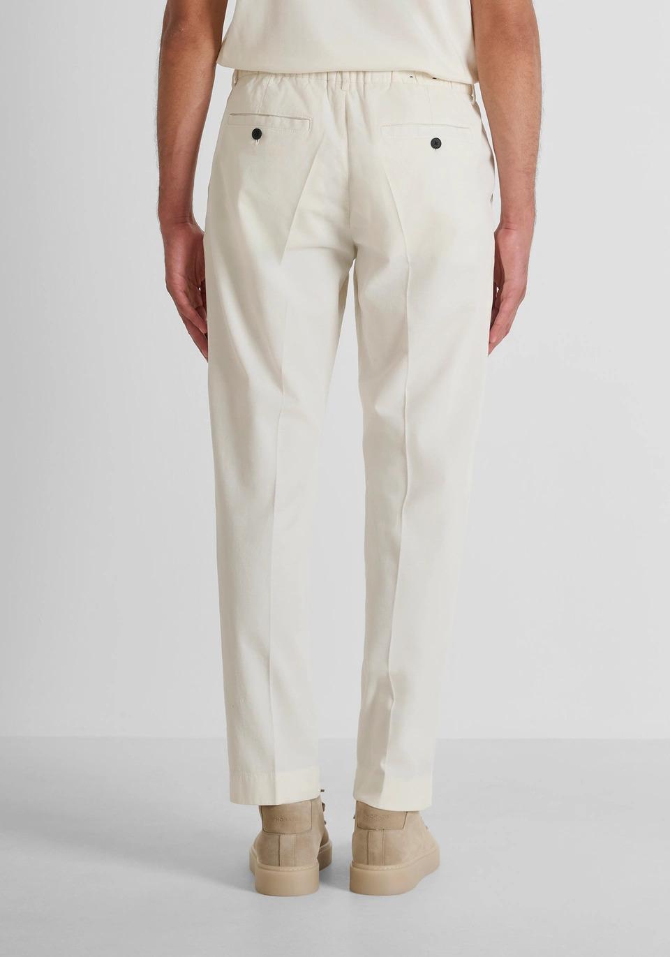 PANTALONE uomo in misto cotone e lino burro antony morato MMTR00783 FA900143 PANNA ANTONY MORATO
