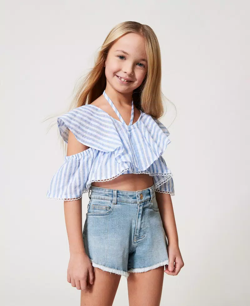 TWINSET KIDS 251GJ2521DENIM