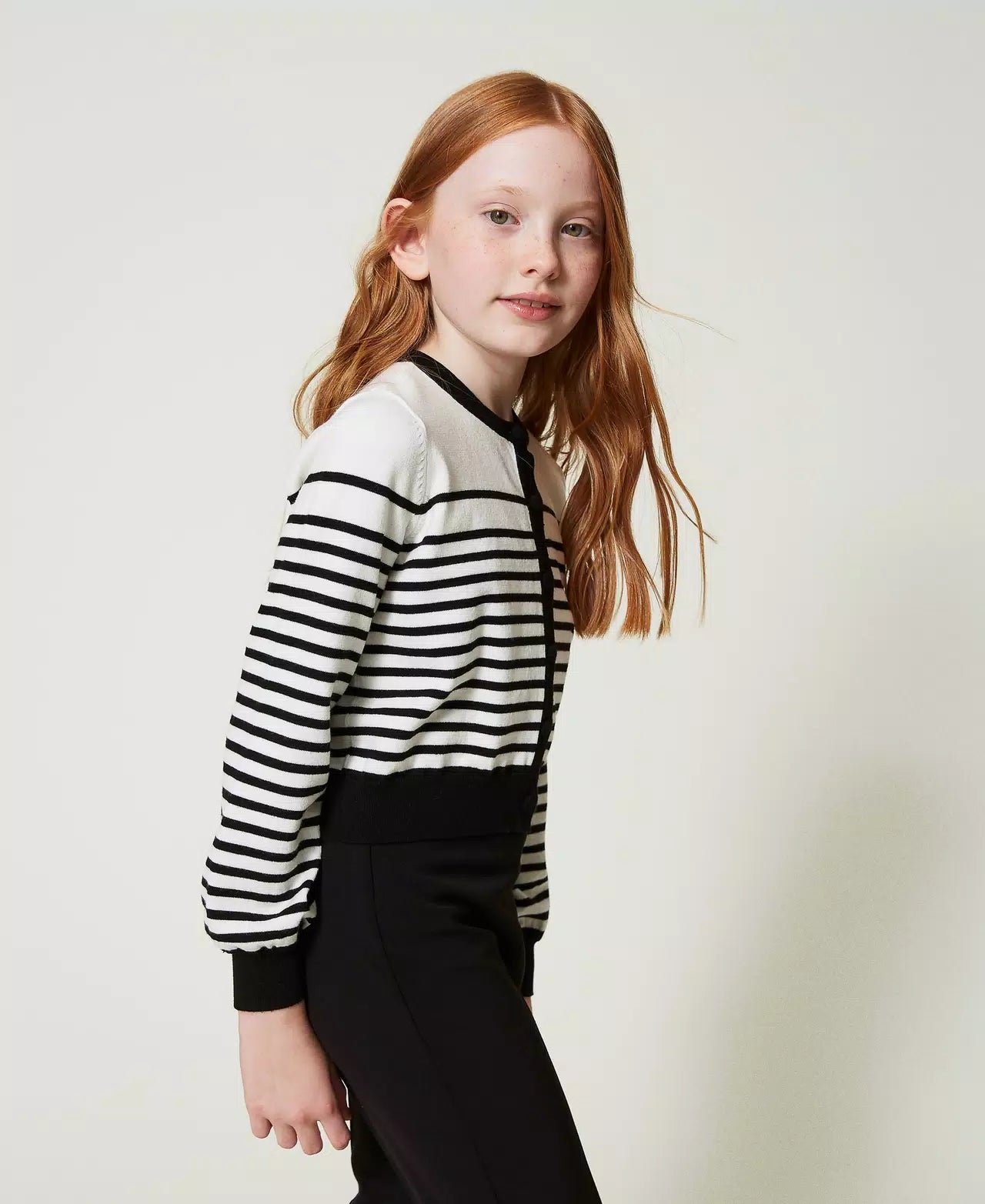 TWINSET KIDS GJ3031BIANCO-NERO