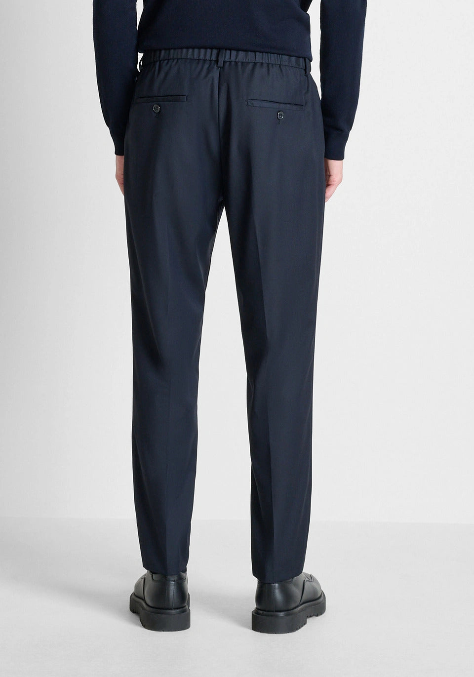 pantalone uomo  luis regular fit in viscosa stretch blu antony morato MMTS00043 BLU ANTONY MORATO 