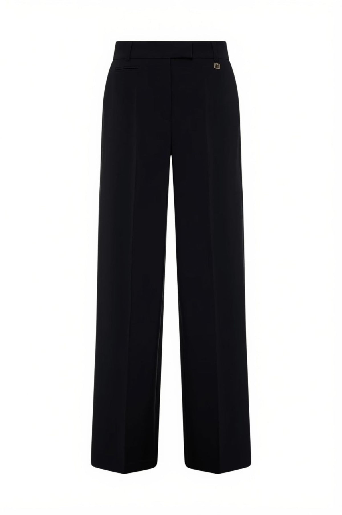 pantalone donna flare vita regolare nero fracomina FR26WV3002W42901 NERO FRACOMINA 