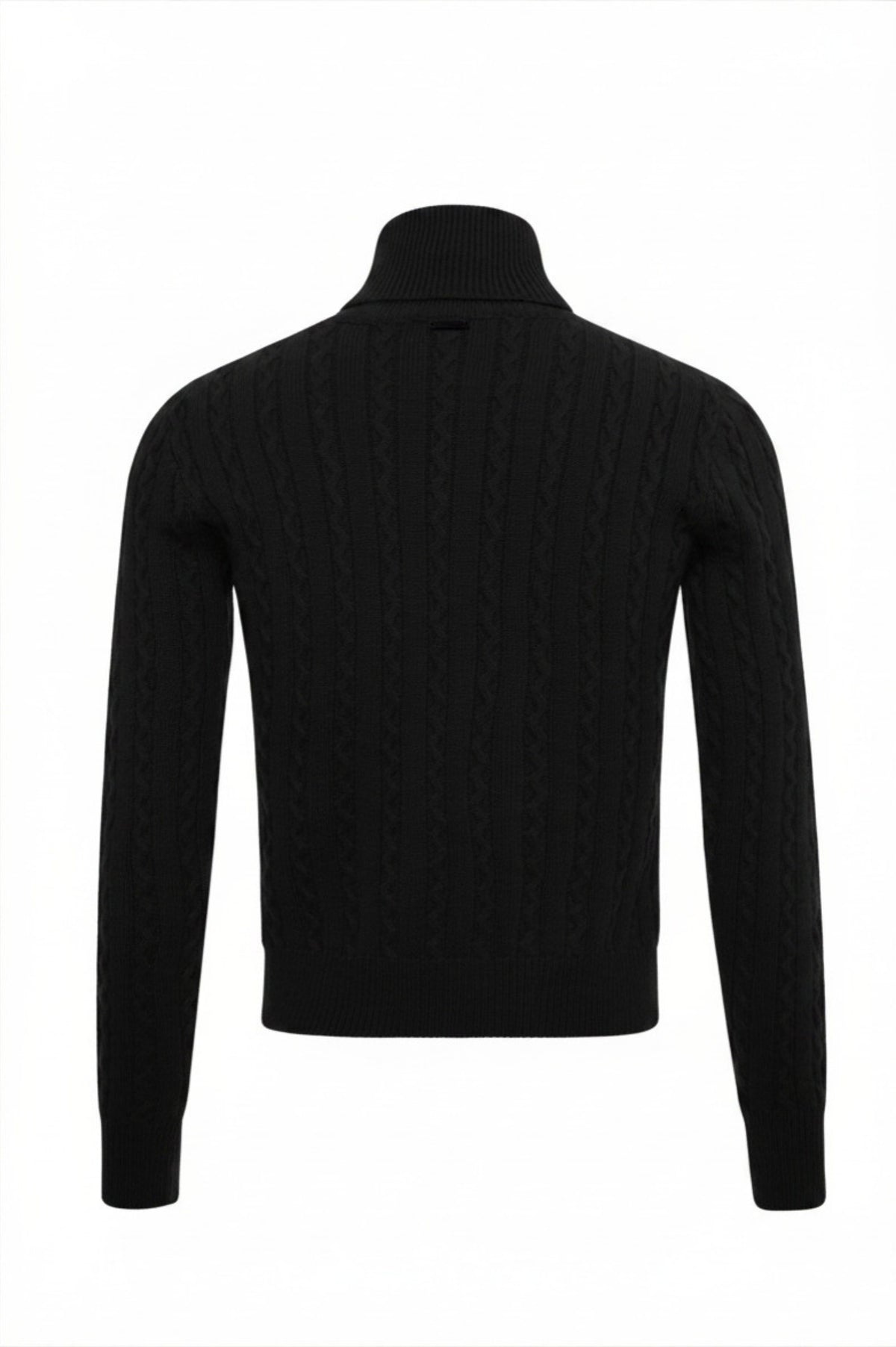 dolcevita DONNA lavorato A  trecce collo alto nero fracomina FY26WT7062K45801 NERO FRACOMINA 