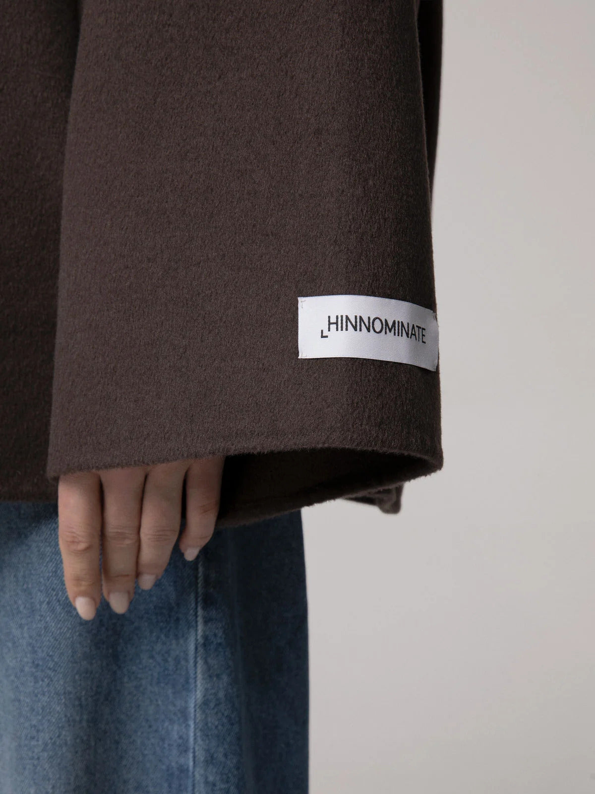 CAPPOTTO DONNA CORTO DOUBLE IN PANNO CAFFè HINNOMINATE HMABW02991 CAFFE HINNOMINATE 