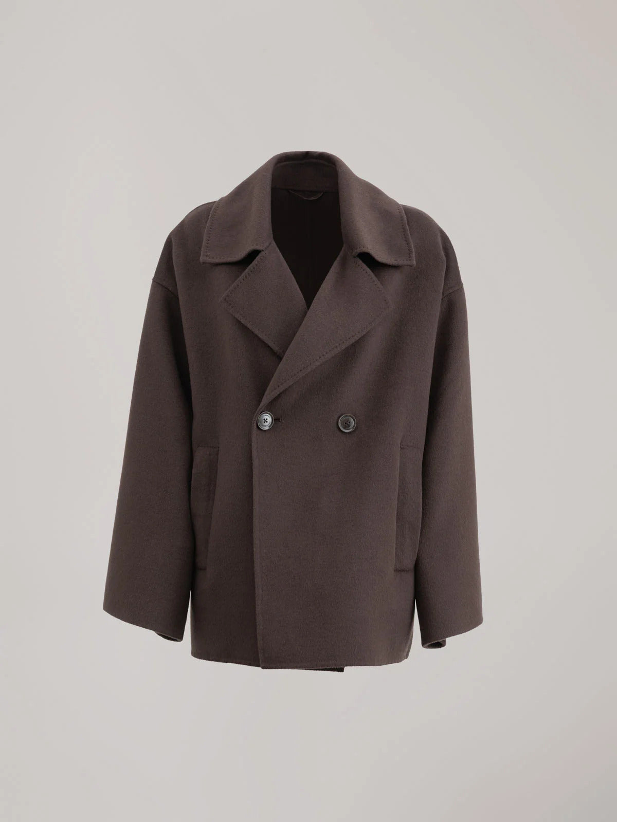 CAPPOTTO DONNA CORTO DOUBLE IN PANNO CAFFè HINNOMINATE HMABW02991 CAFFE HINNOMINATE 