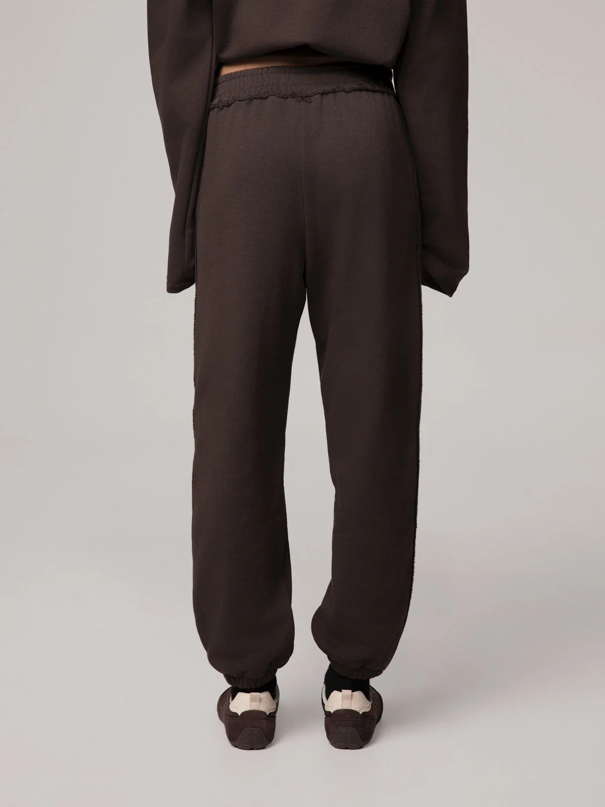 PANTALONE DONNA BASIC CON CUCITURE A ROVESCIO CAFFè HINNOMINATE HMABW03110 CAFFE HINNOMINATE 