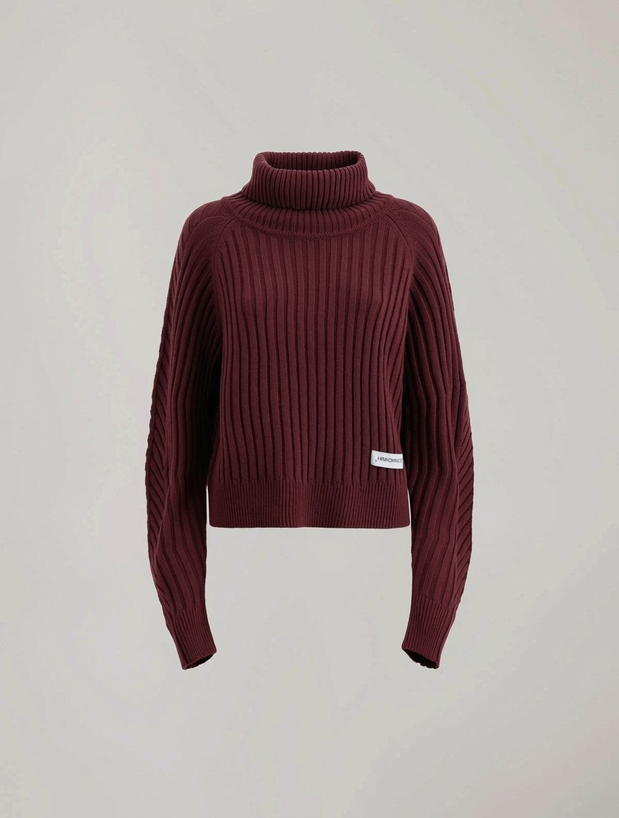 MAGLIA DONNA A COSTE DOLCEVITA BORDEAUX  HINNOMINATE HMABW03187 BORDEAUX HINNOMINATE 