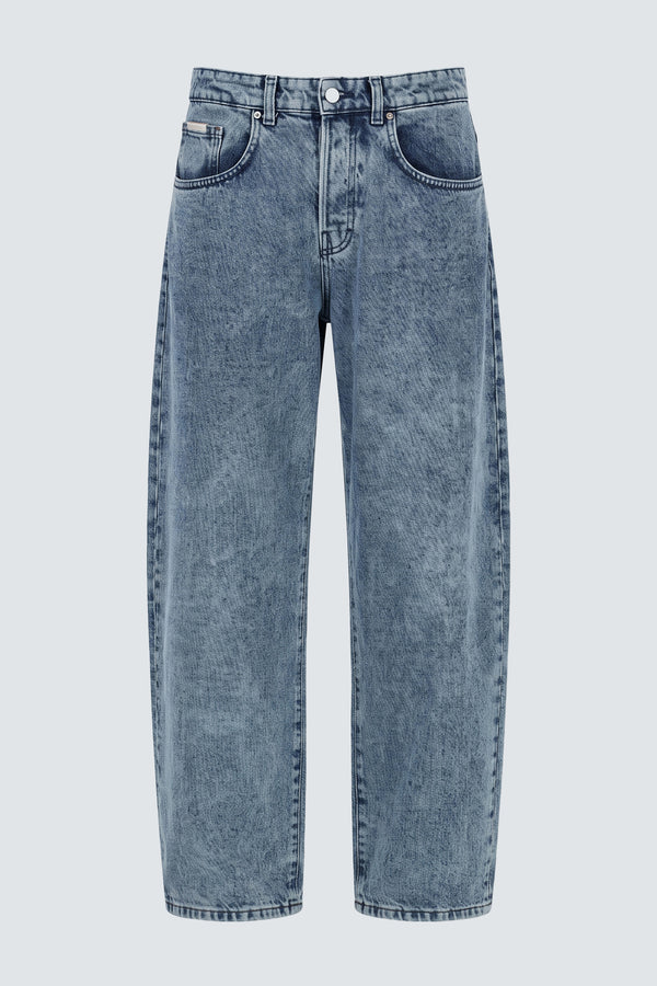 JEANS UOMO MODELLO BALLOON STONE WASH I'M BRIAN BALL L20/26 DENIM I'M BRIAN 