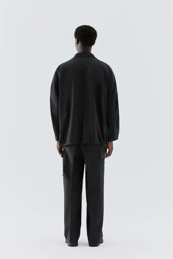 CAMICIA UOMO OVERSIZE IN MISTO LANA VERGINE GRIGIO I'M BRIAN CA3835 GRIGIO I'M BRIAN 