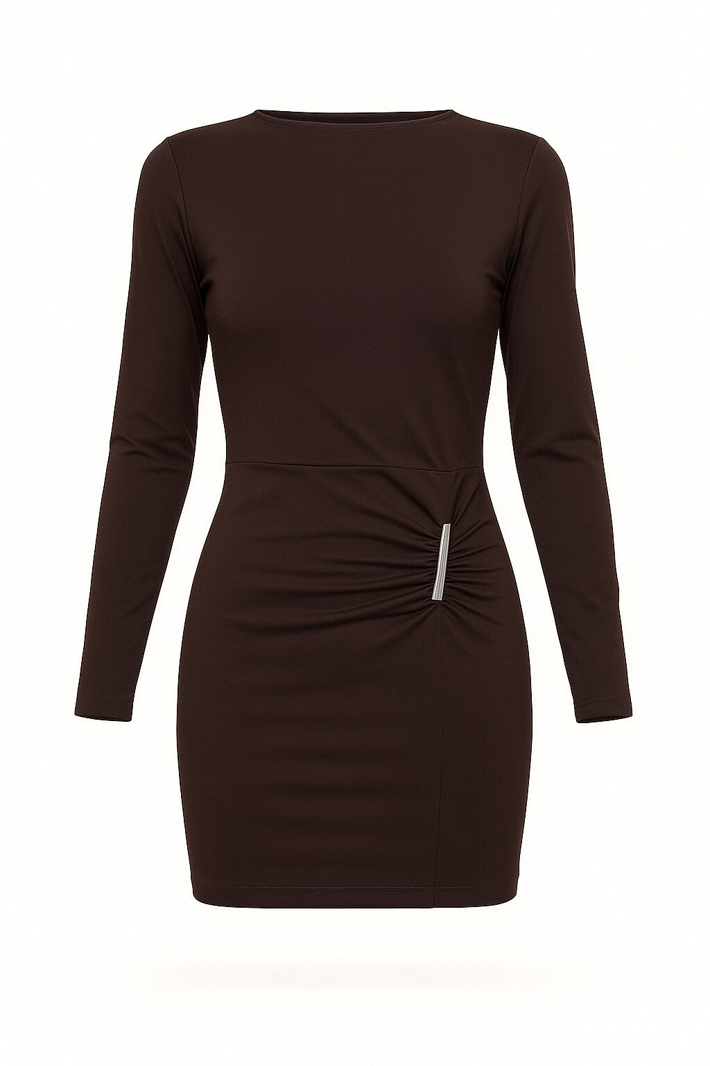 ABITO DONNA MINI ADERENTE CON AGGRAPPO MORO JIJIL JPI26AB178 MORO JIJIL 