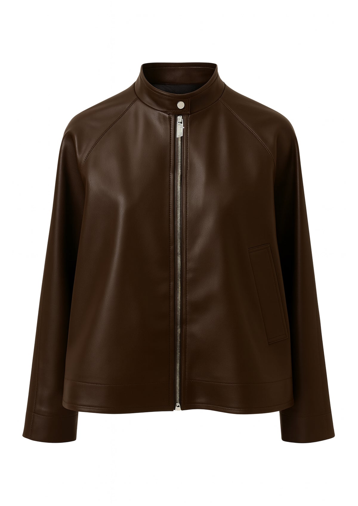 giacca donna in ecopelle cropped moro jijil JPI26GI127 MORO JIJIL 