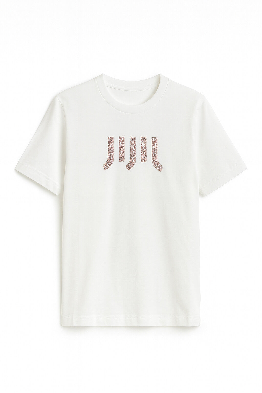 t-shirt donna girocollo regular fit con applicazioni bianco jijil JPI26TS071 BIANCO JIJIL 