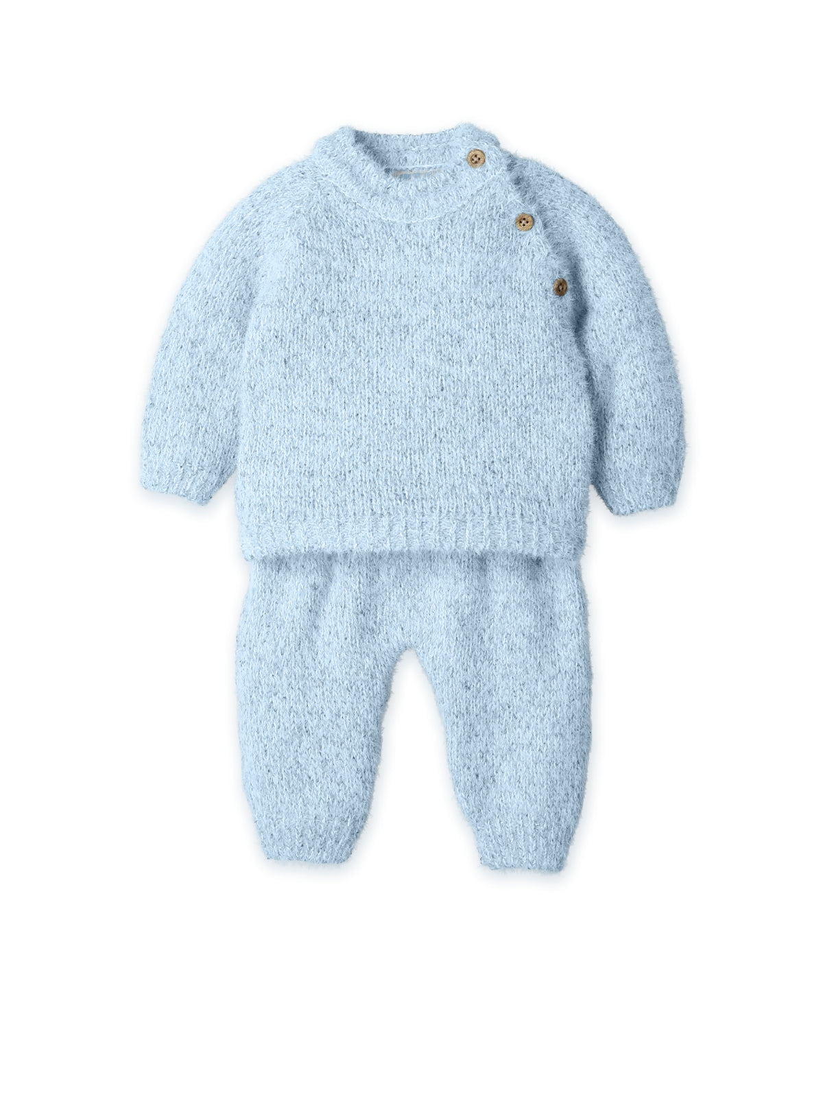 COORDINATO MAGLIONCINO E PANTALONE SENZA PIEDI 0219 NUBE MAC ILUSION KIDS 