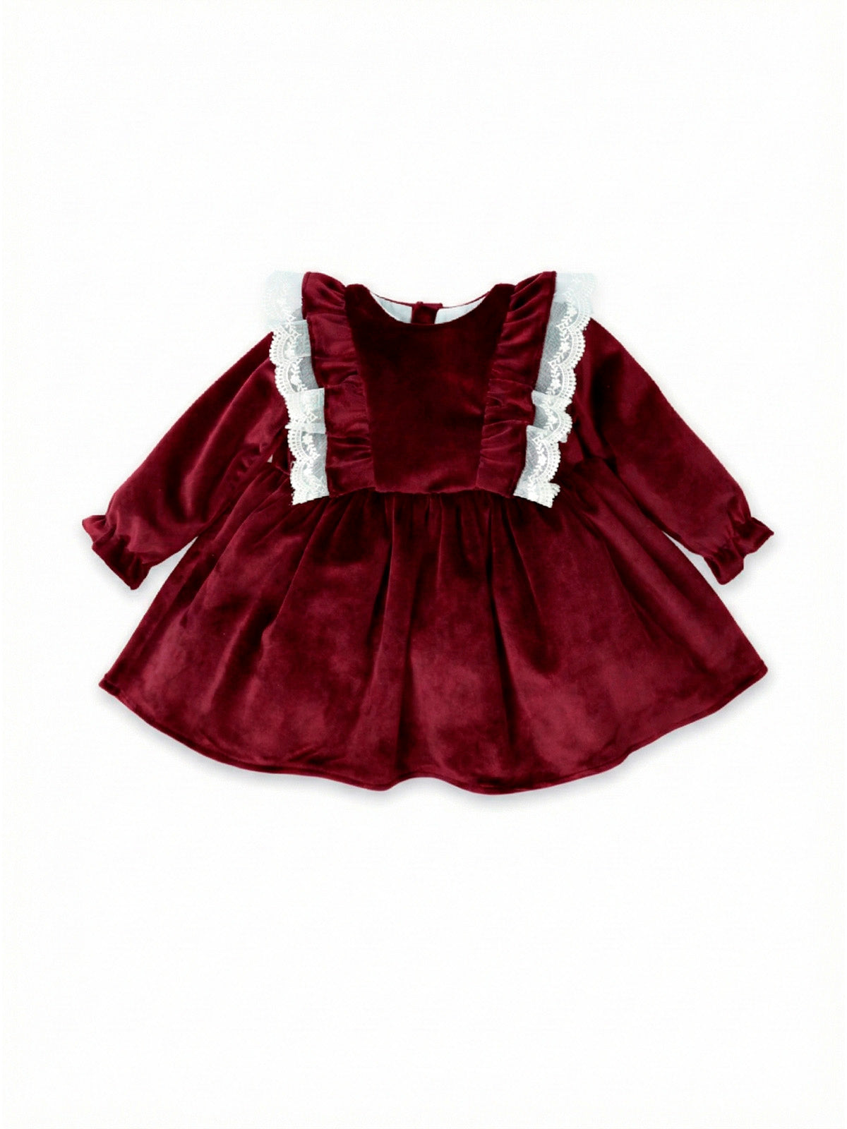 Abito in velluto e organza "Bagliori di tenerezza" 0342 SCARLET MAC ILUSION KIDS 