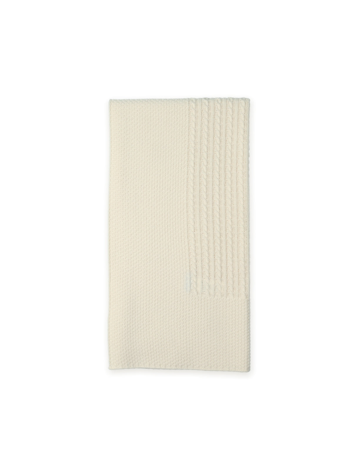 coperta  NEONATO in maglia intrecciata "NATURAL BRETZ" NATURAL MAC ILUSION TO160 NATURAL MAC ILUSION KIDS 