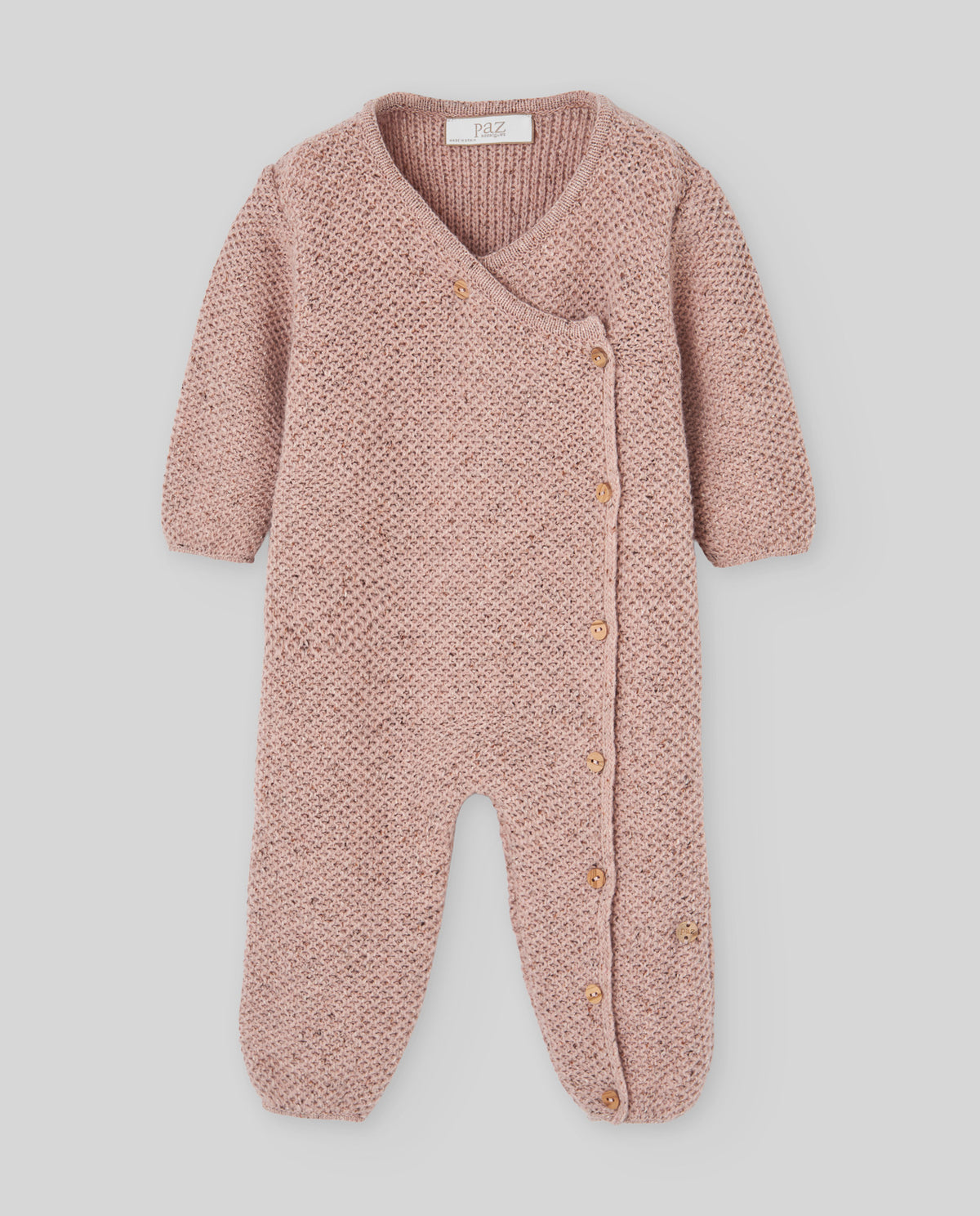 tutina neonata manica lunga mist pink paz rodriguez 005-133779 MIST PINK PAZ RODRIGUEZ 