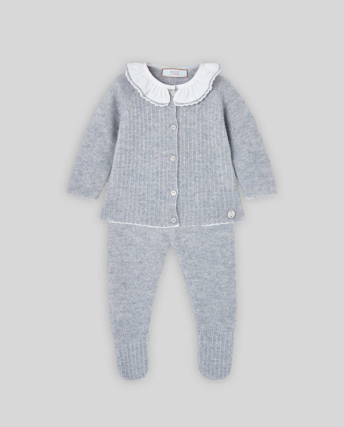 coordinato maglia e pantalone 103-134265 GRIGIO PAZ RODRIGUEZ 