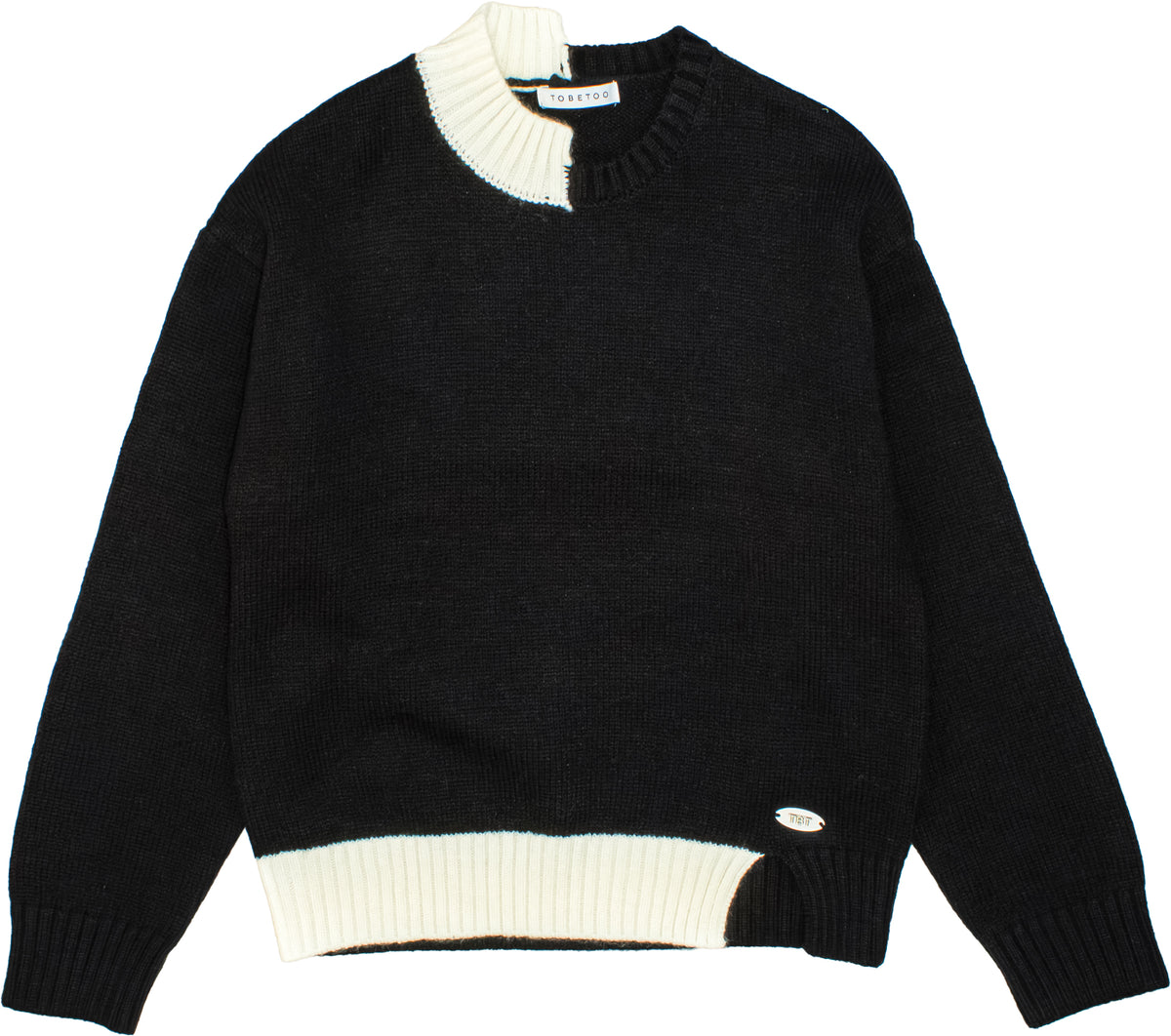 maglia T1908M NERO-LATTE TO BE TOO 