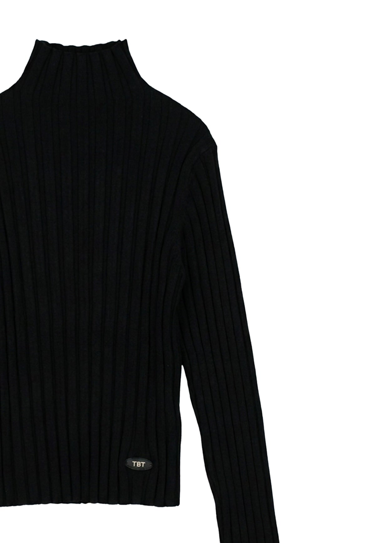 MAGLIA RAGAZZA LUPETTO COSTA NERO TO BE TOO T2055M NERO TO BE TOO 