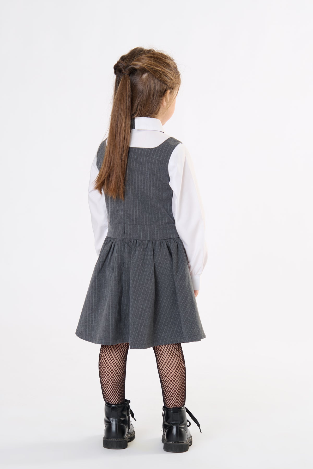 ABITO BAMBINA IN MAGLIA  CON CAPPUCCIO E RICAMI LATTE TO BE TOO TB2135A LATTE TO BE TOO 