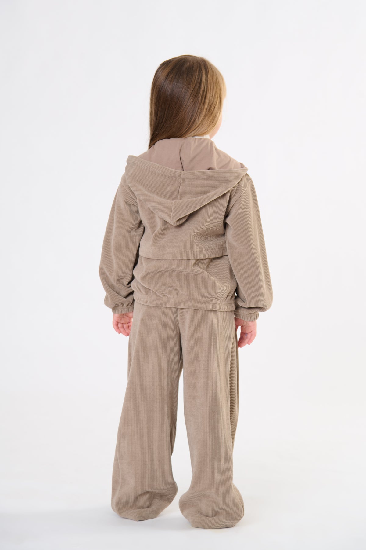 MAGLIA BAMBINA FUL ZIP IN VELLUTO TORTORA TO BE TOO TB2140W TORTORA TO BE TOO 