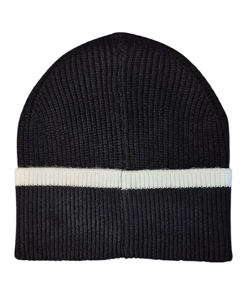 CAPPELLO bambina con logo a contrasto bianco nero twinset <BR/> 262GJ5019 BIANCO -NERO TWINSET KIDS 
