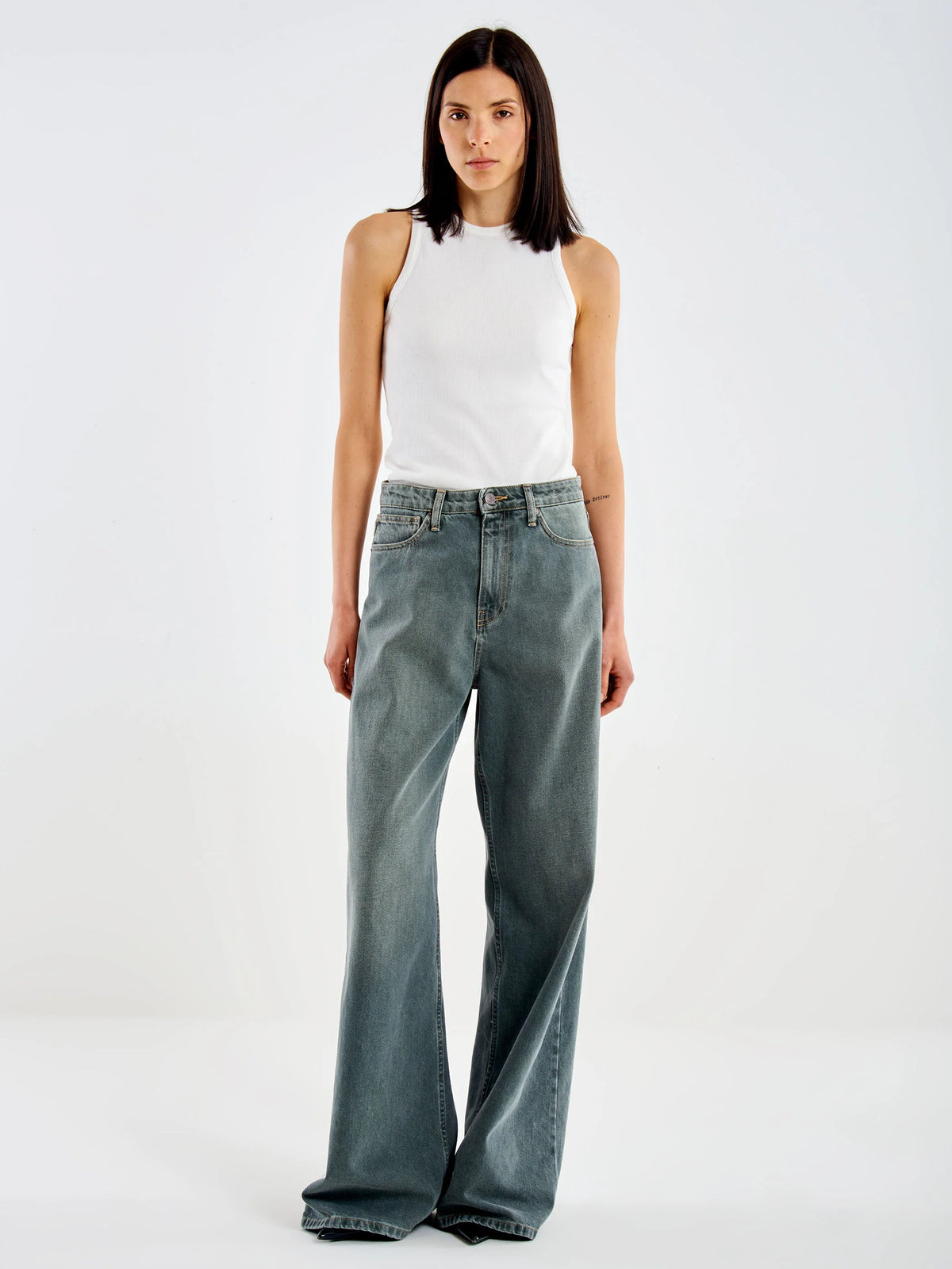 JEANS DONNA MARNIE WIDE LEG FORESTA VICOLO DAC5113 FORESTA VICOLO 