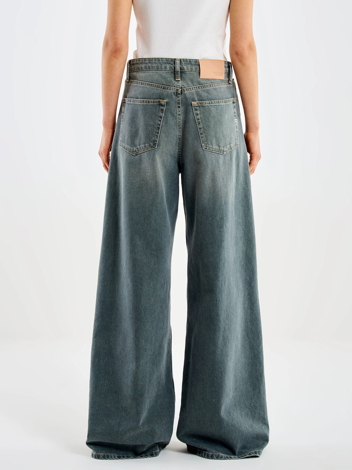 JEANS DONNA MARNIE WIDE LEG FORESTA VICOLO DAC5113 FORESTA VICOLO 