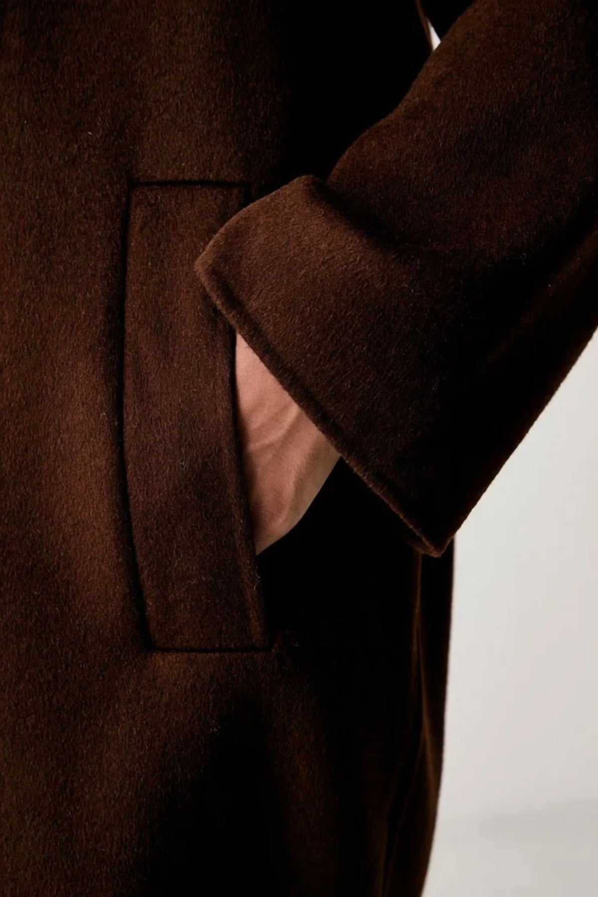 CAPPOTTO DONNA DOPPIOPETTO IN LANA FONDENTE VICOLO TAC0003 FONDENTE VICOLO 