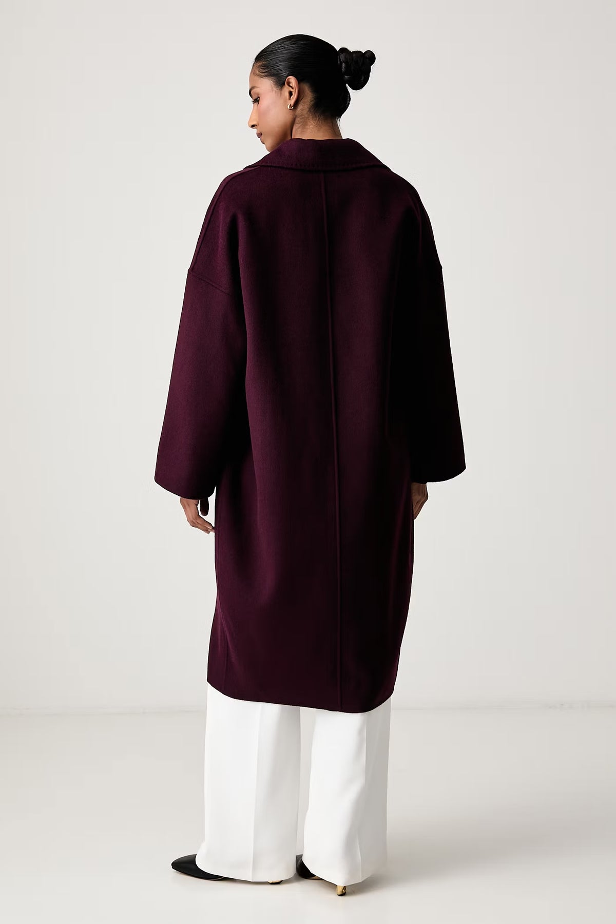 CAPPOTTO DONNA DOPPIOPETTO IN LANA MELANZANA VICOLO TAC0003 MELANZANA VICOLO 