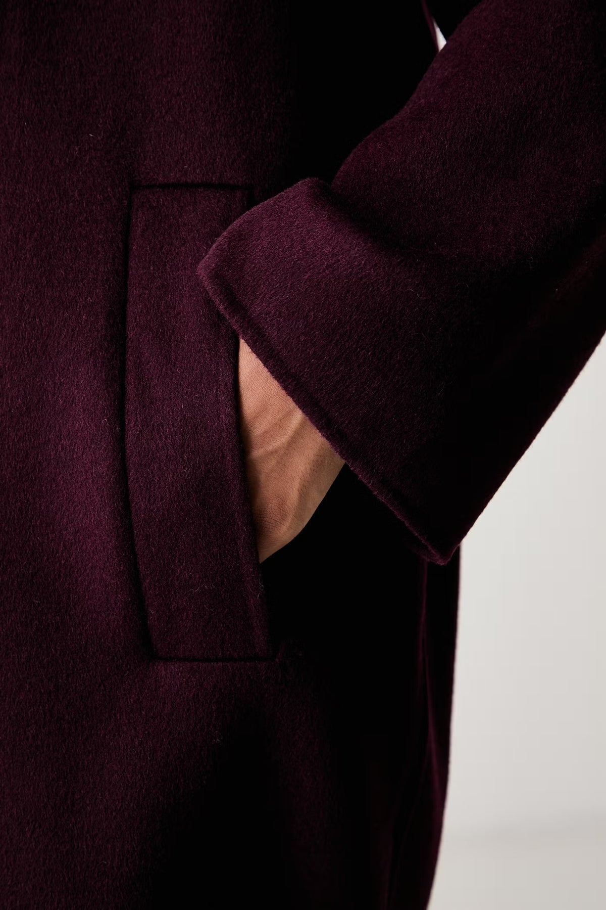 CAPPOTTO DONNA DOPPIOPETTO IN LANA MELANZANA VICOLO TAC0003 MELANZANA VICOLO 