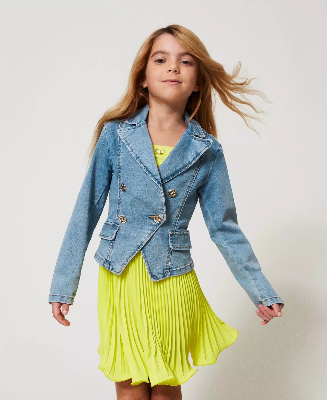 TWINSET KIDS 251GJ2540DENIM CHIARO