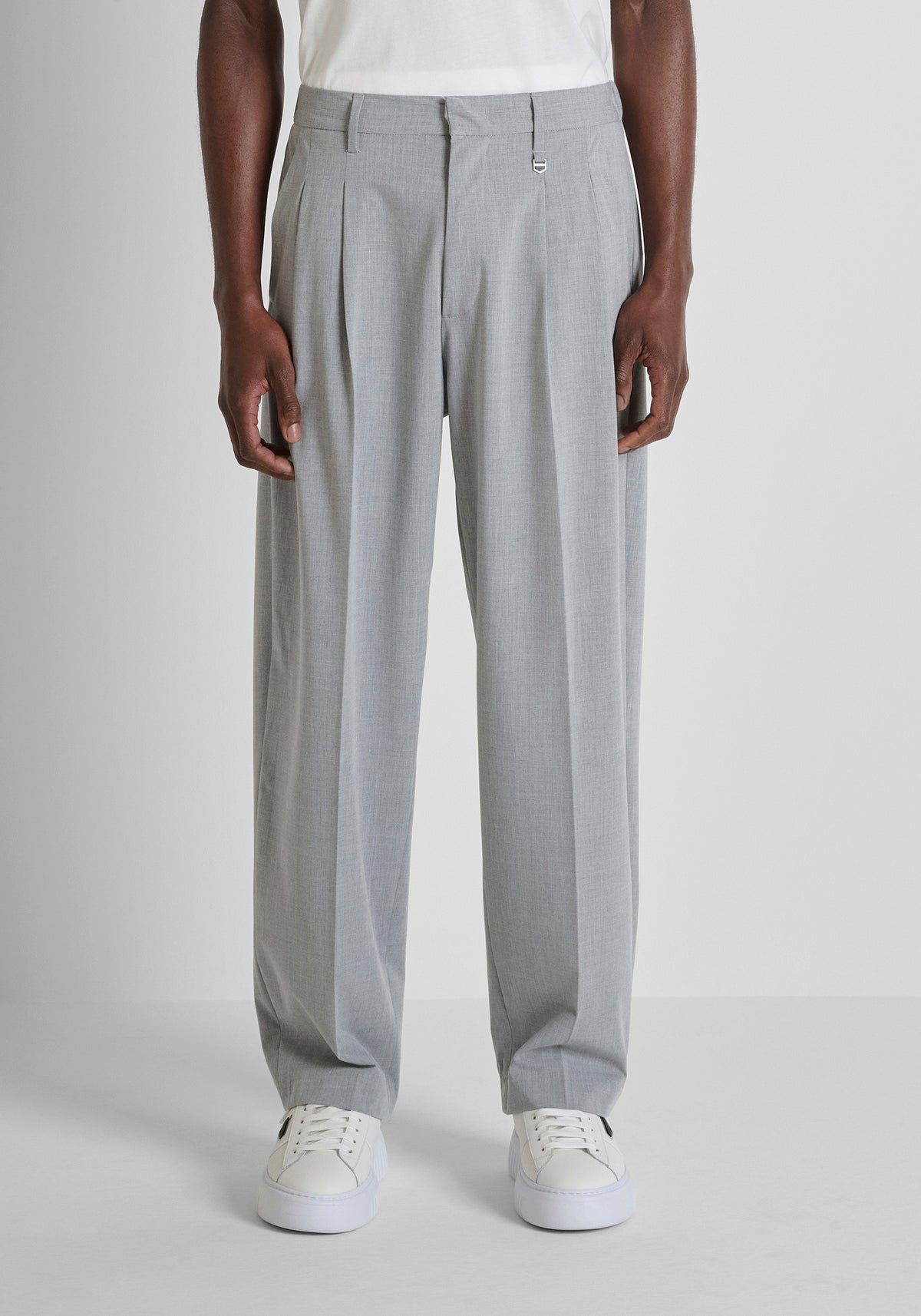 PANTALONE UOMO LEON WIDE LEG GRIGIO ANTONY MORATO MMTR00779 FA600288 GRIGIO ANTONY MORATO 
