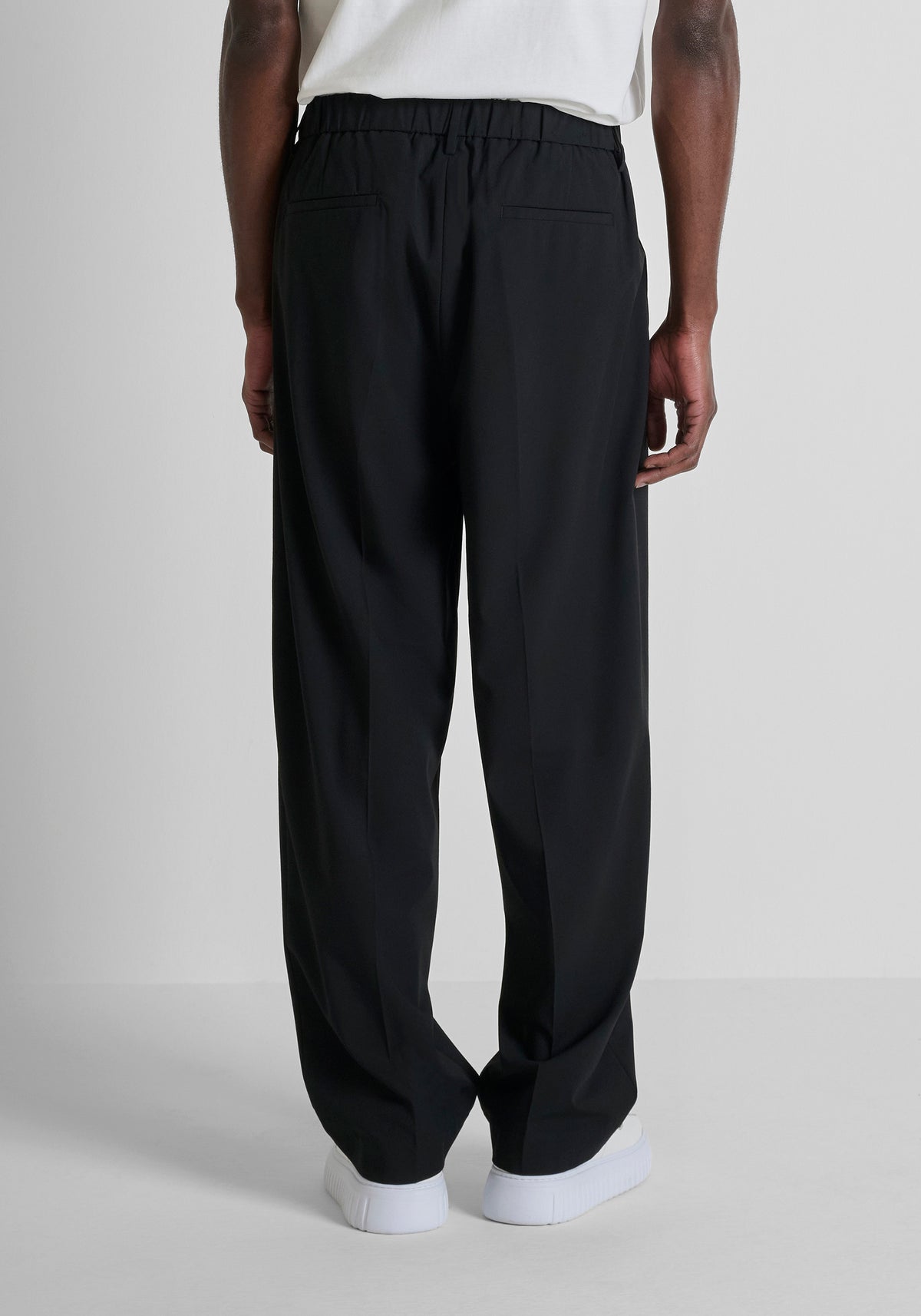 PANTALONE UOMO LEON WIDE LEG NERO ANTONY MORATO MMTR00779 FA600288 NERO ANTONY MORATO 