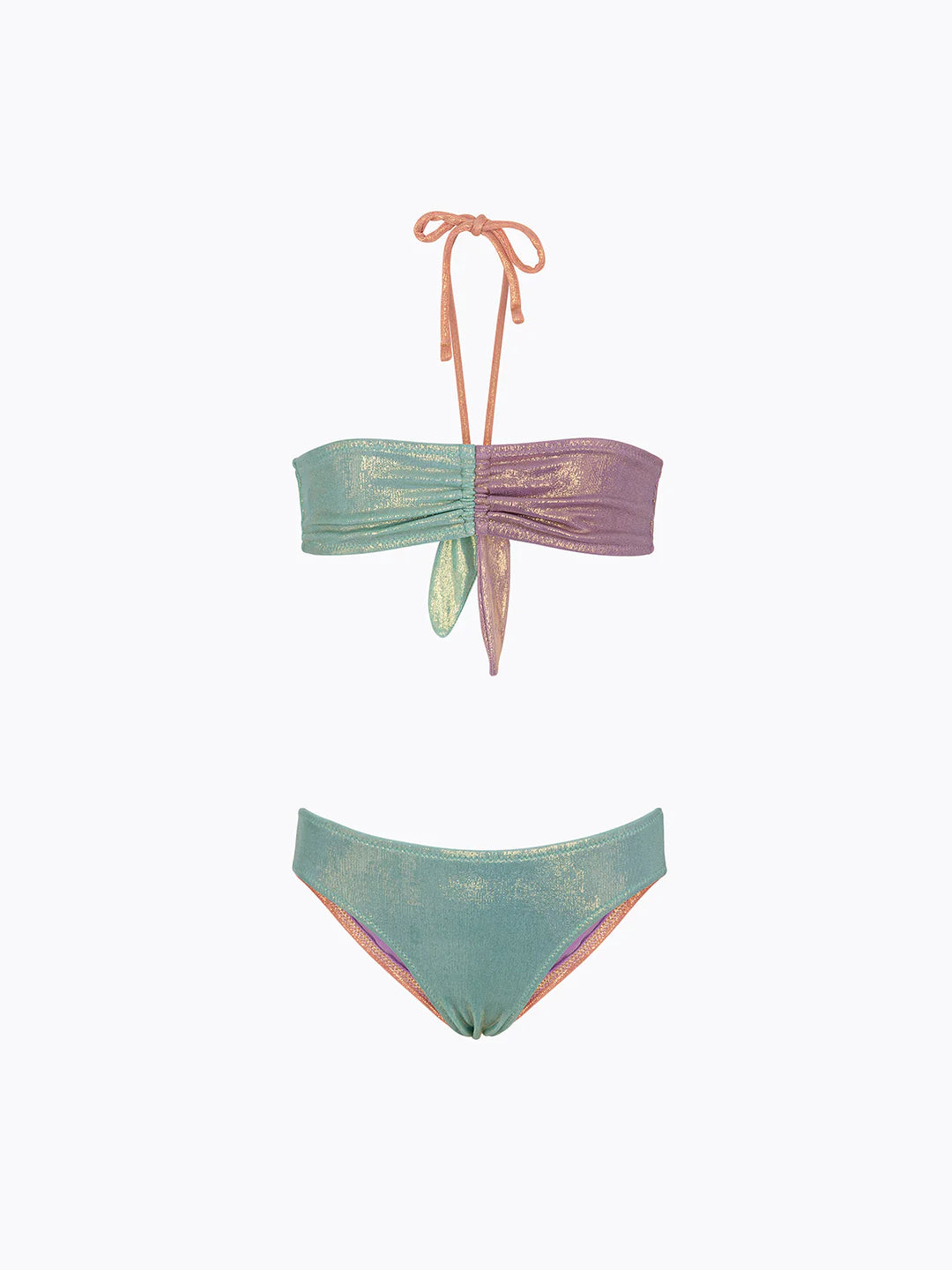 bikini bambina fascia e slip fisso multicolore f**k FJ26-SG0301MC UNICA F**K KIDS 