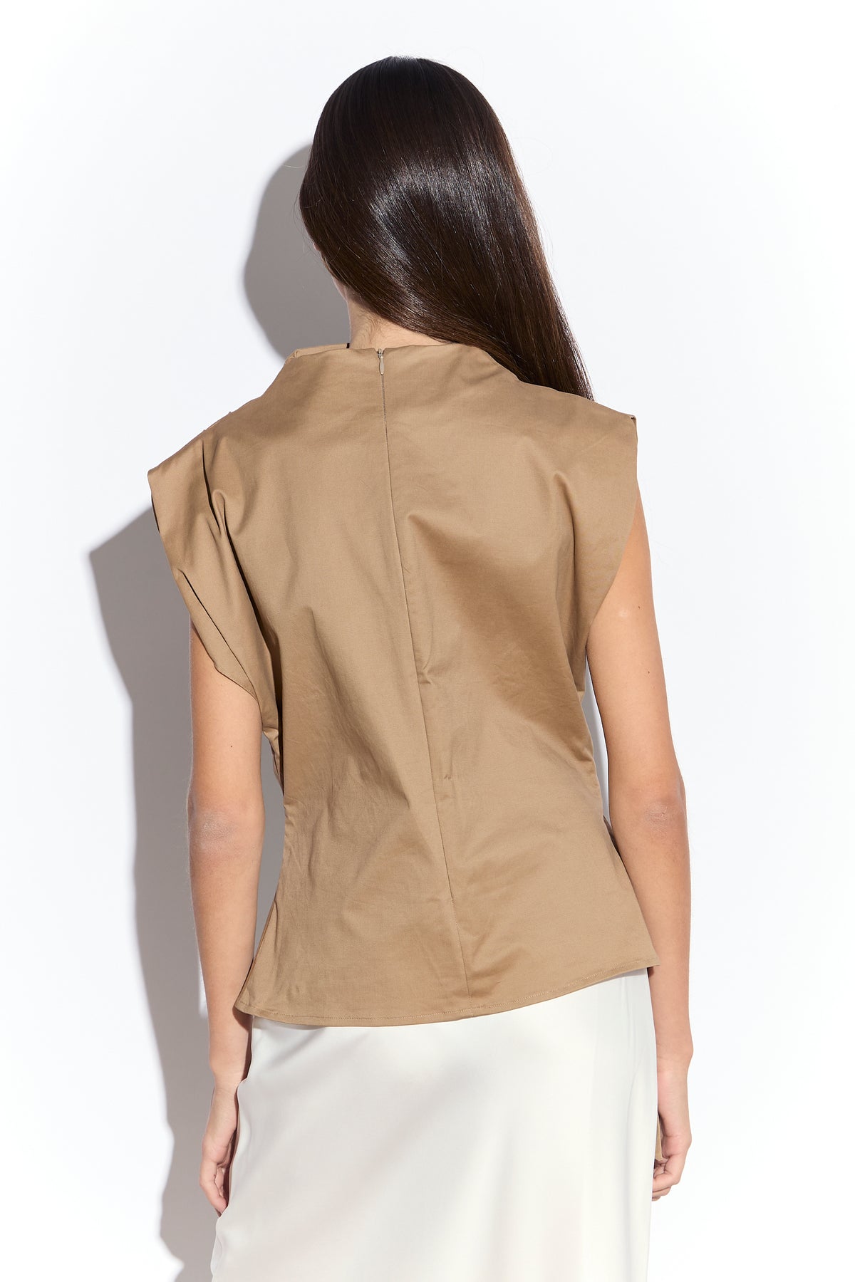 TOP DONNA CON FIOCCO IN VITA SABBIA GLAMOROUS AN5509 SABBIA GLAMOROUS 