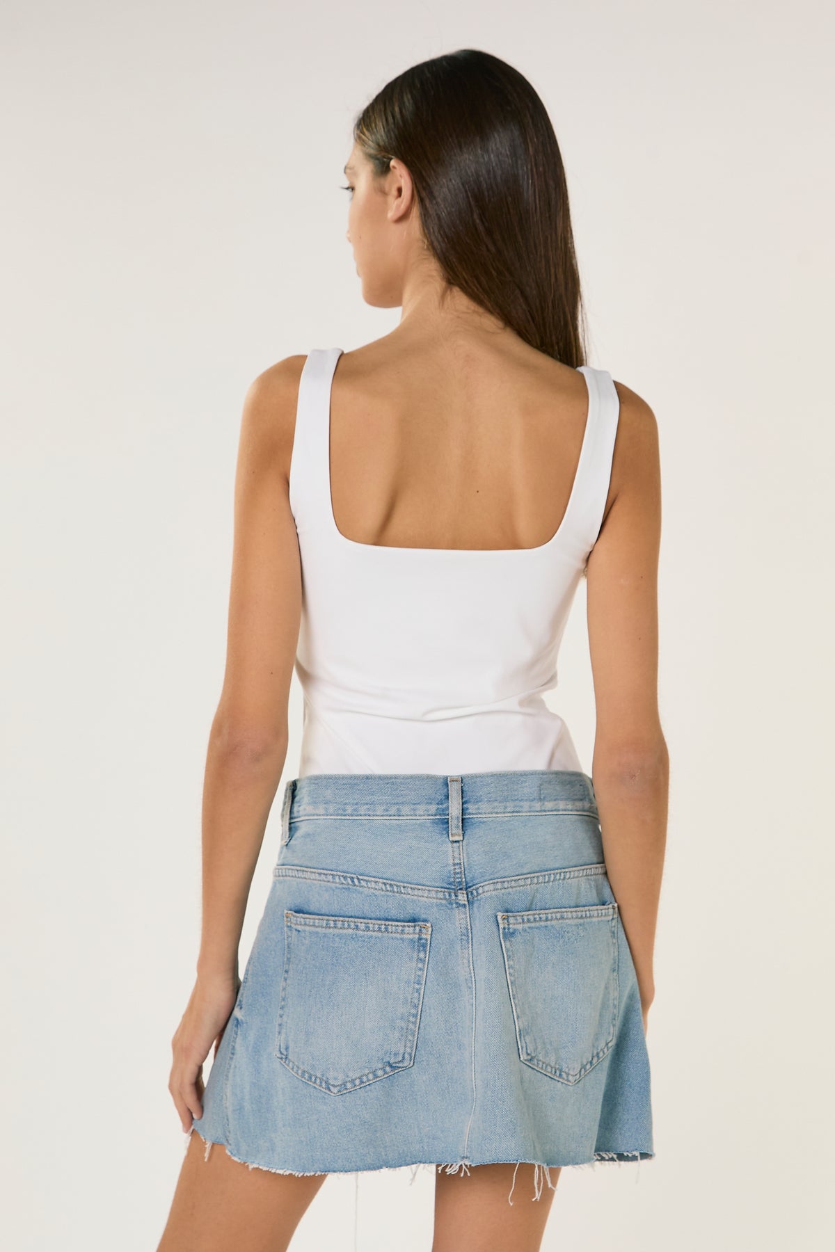 GONNA IN DENIM MINI KA7559 DENIM GLAMOROUS 