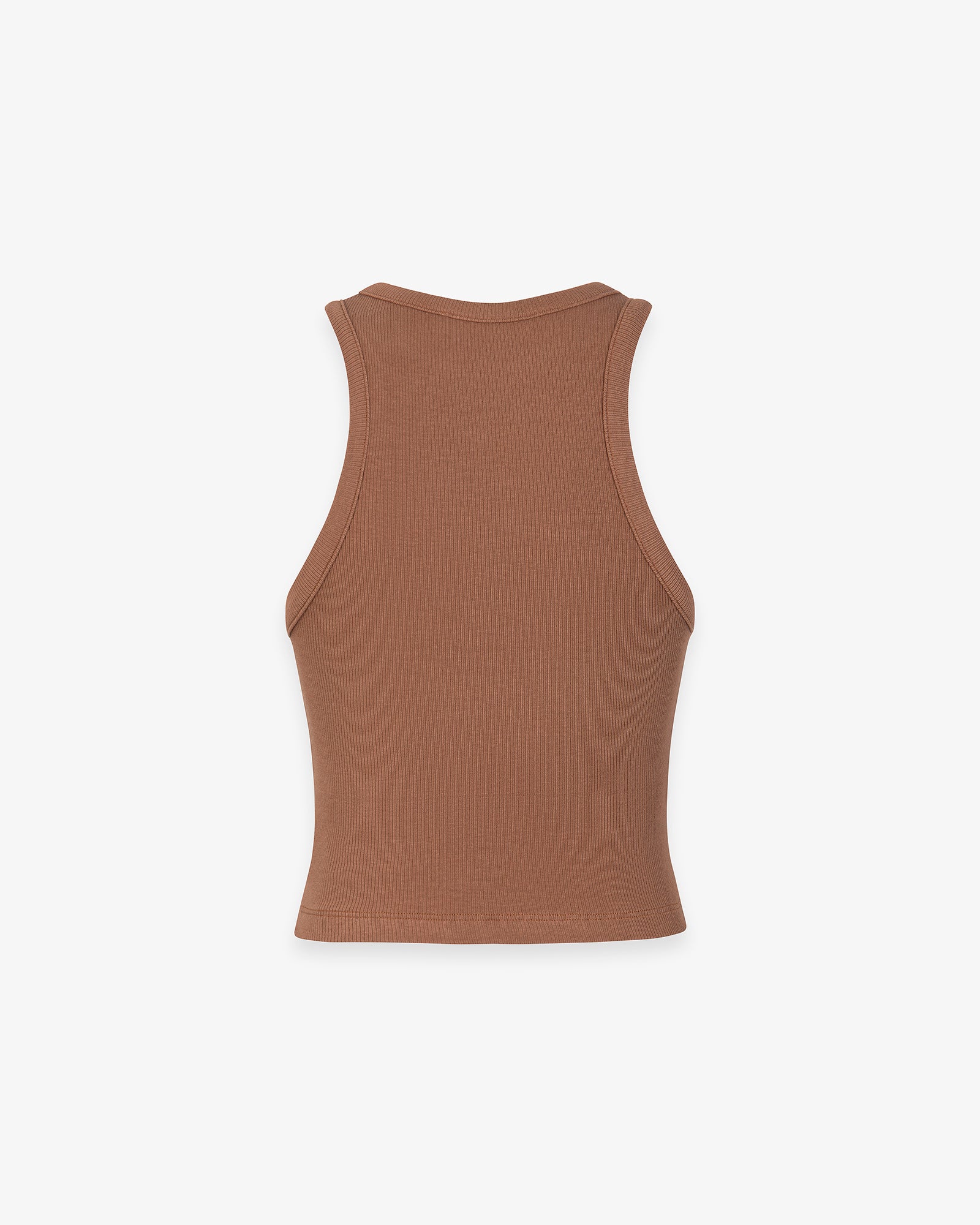 TOP DONNA CROP IN COSTINA CON SCOLLO ALL'AMERICANA MOKA HINNOMINATE HMABW02510 MOKA HINNOMINATE 