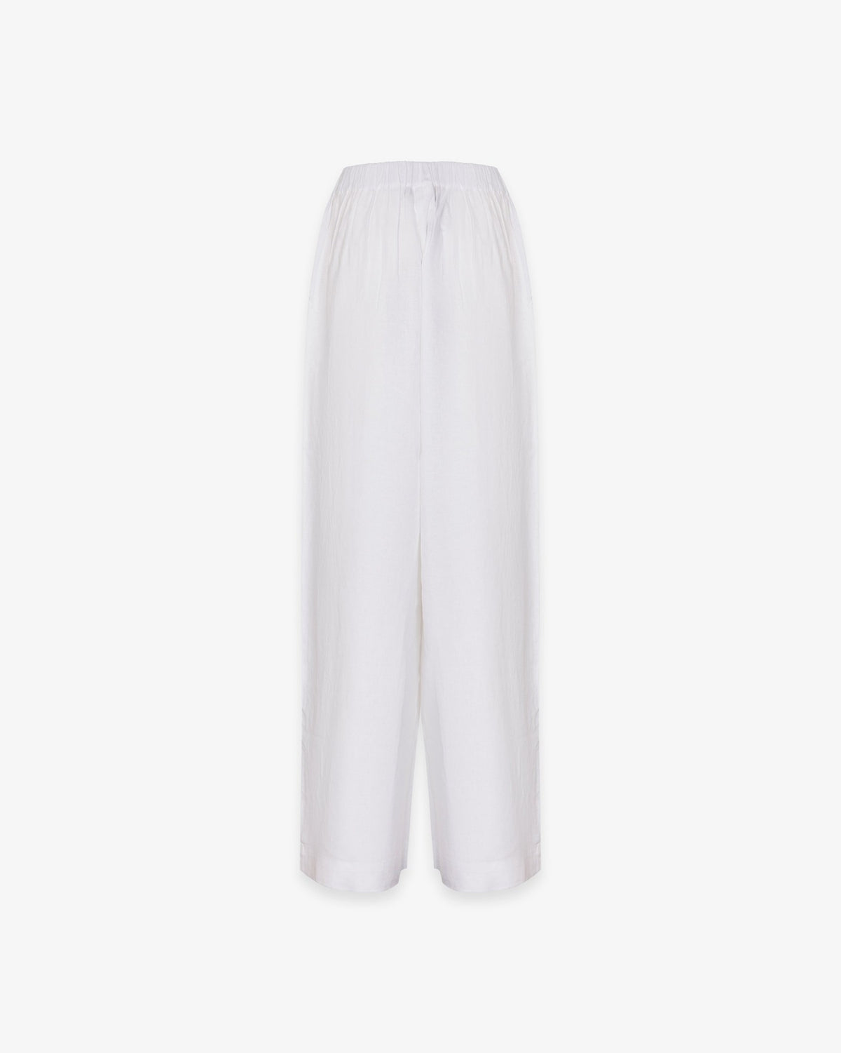 PANTALONE DONNA LARGO DRITTO IN LINO bianco HINNOMINATE HMABW02641 BIANCO HINNOMINATE 