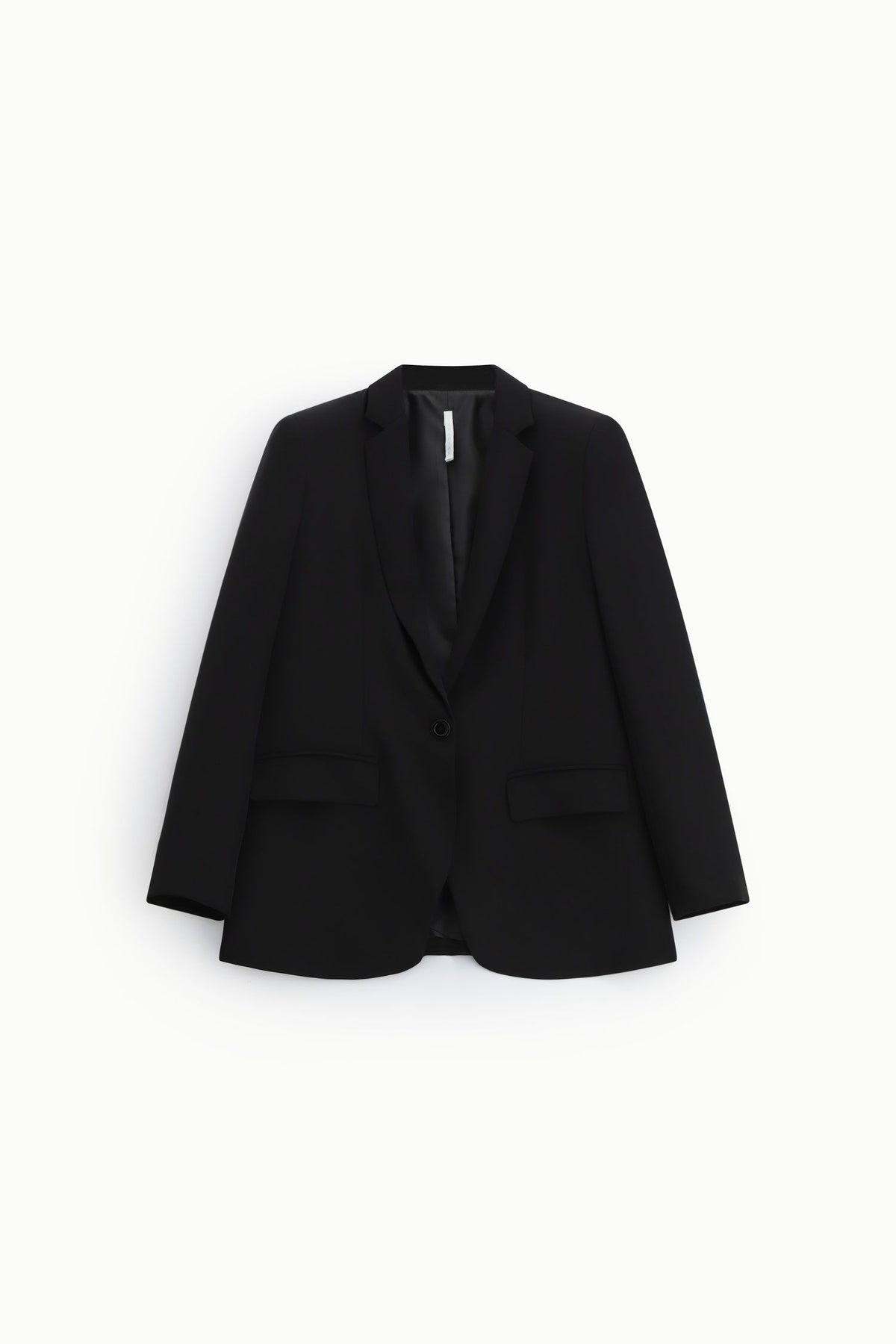 GIACCA DONNA MONOPETTO CON TASCHE A FILETTO NERO IMPERIAL JT86LHXTNT NERO IMPERIAL 