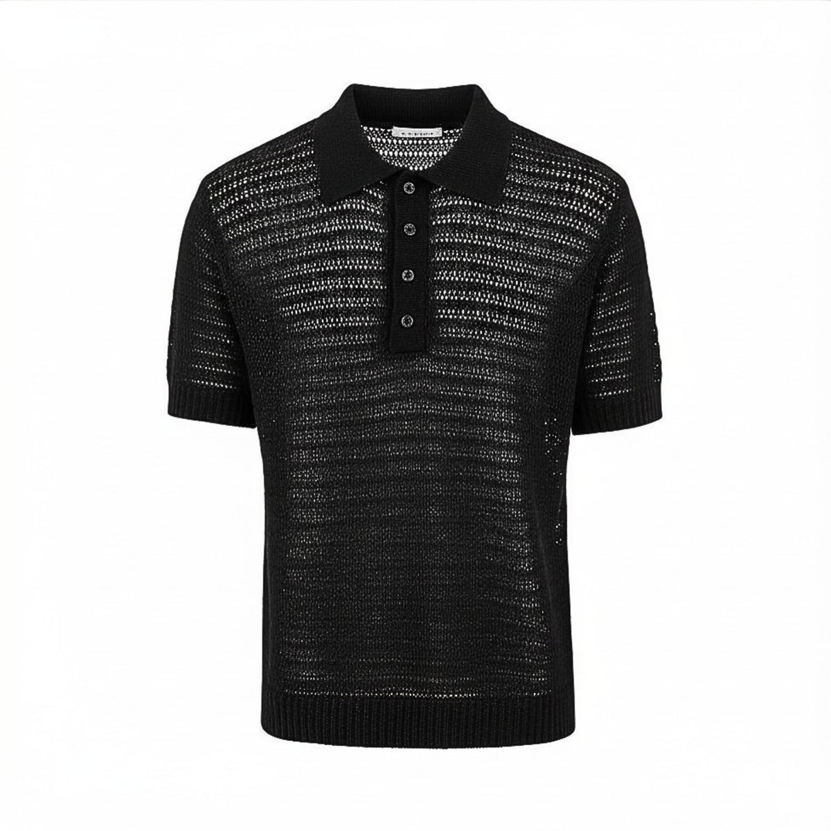 POLO UOMO REGULAR FIT MEZZA MANICA NERO MARSEM MRSM215 NERO MARSEM 
