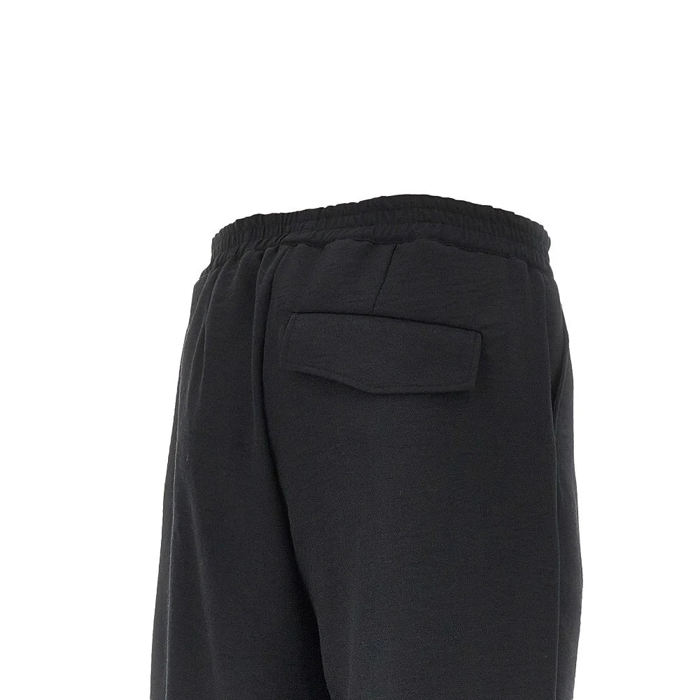 PANTALONE UOMO CON ELASTICO IN VITA NERO MARSEM P070 NERO MARSEM 