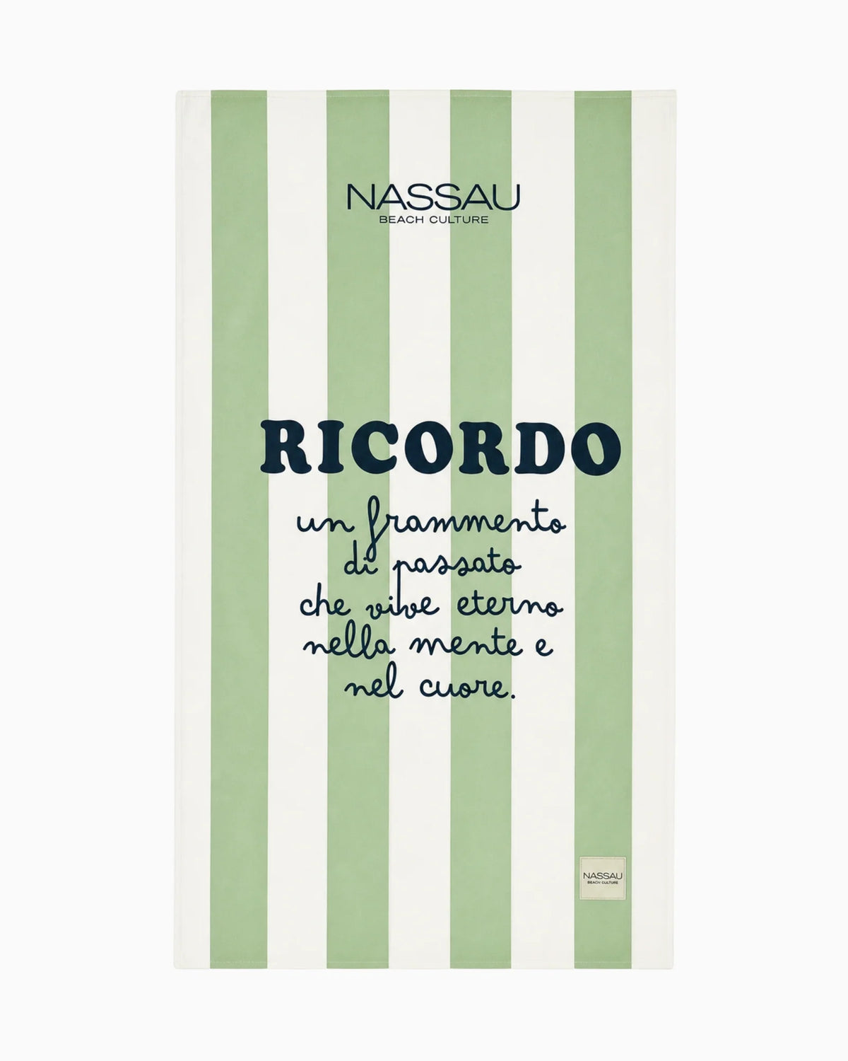 TELO MARE UNISEX RICORDO NASSAU RICORDO VERDE NASSAU 
