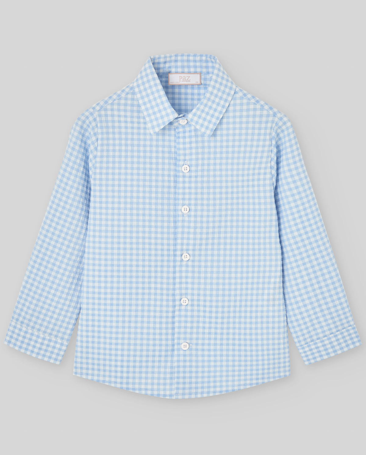 camicia NEONATO A QUADRI ANADE AZZURRO PAZ RODRIGUEZ 006-153661 AZZURRO PAZ RODRIGUEZ 