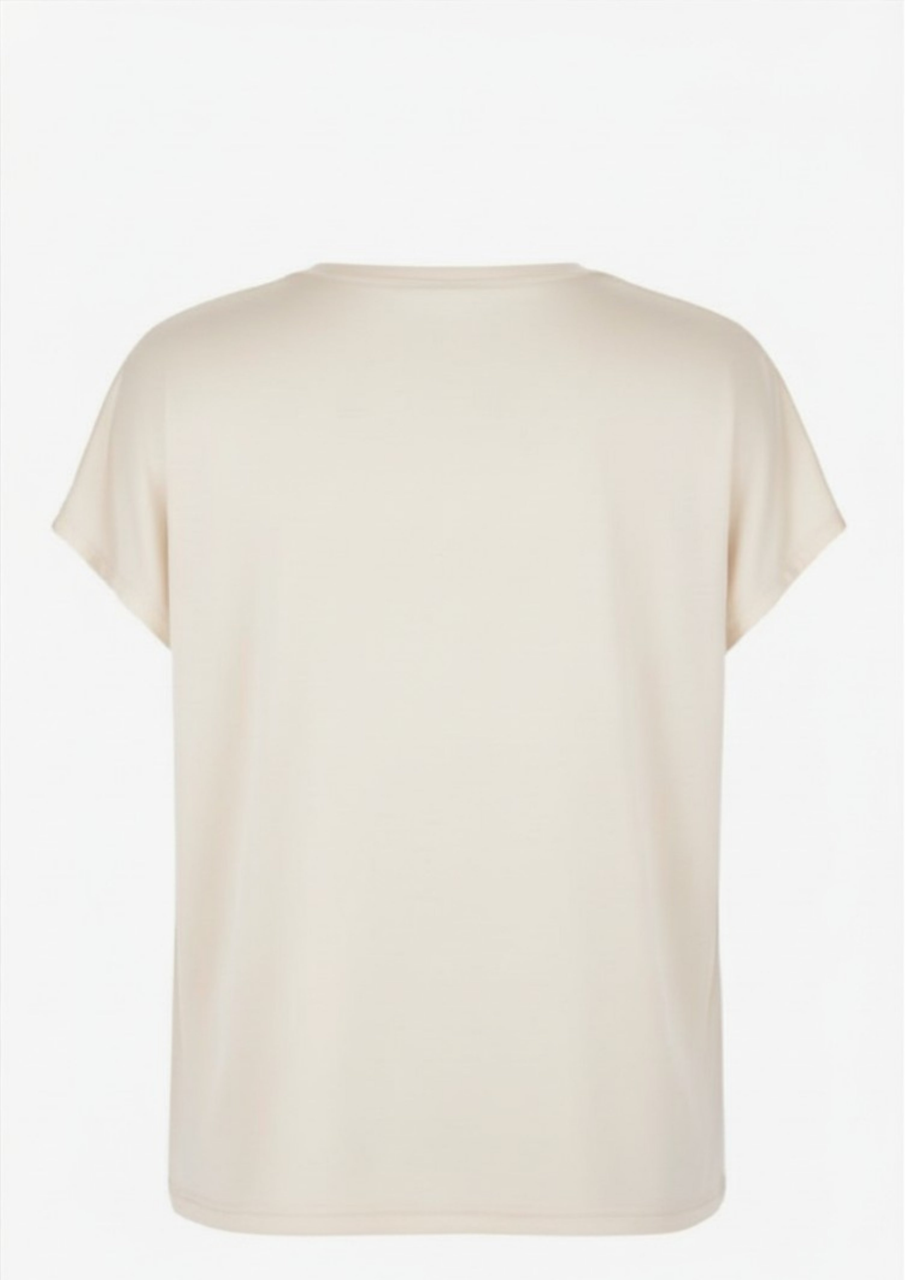 T-SHIRT DONNA MEZZA MANICAI SATIN CON SPILLA AVORIO SHIKI SK26017 AVORIO SHIKI 