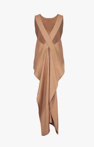 top donna giromaniche con incrocio cammello shiki SK6013 TERRA SHIKI 
